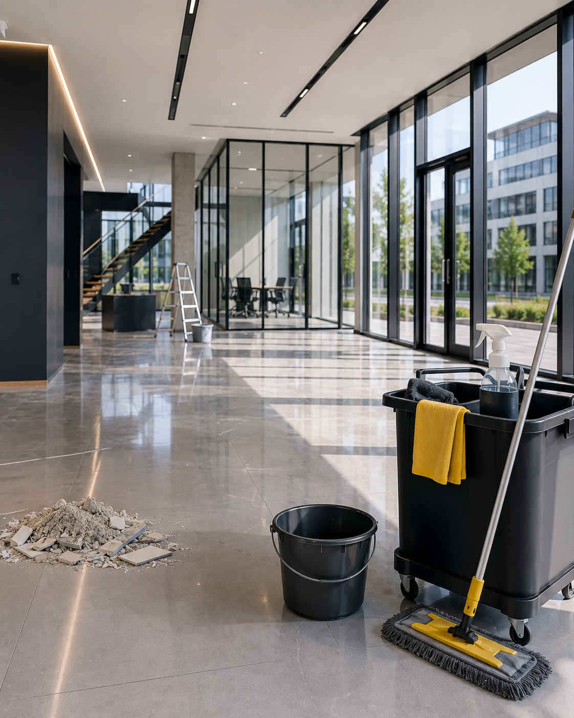 Opleveringsschoonmaak na nieuwbouw of renovatie